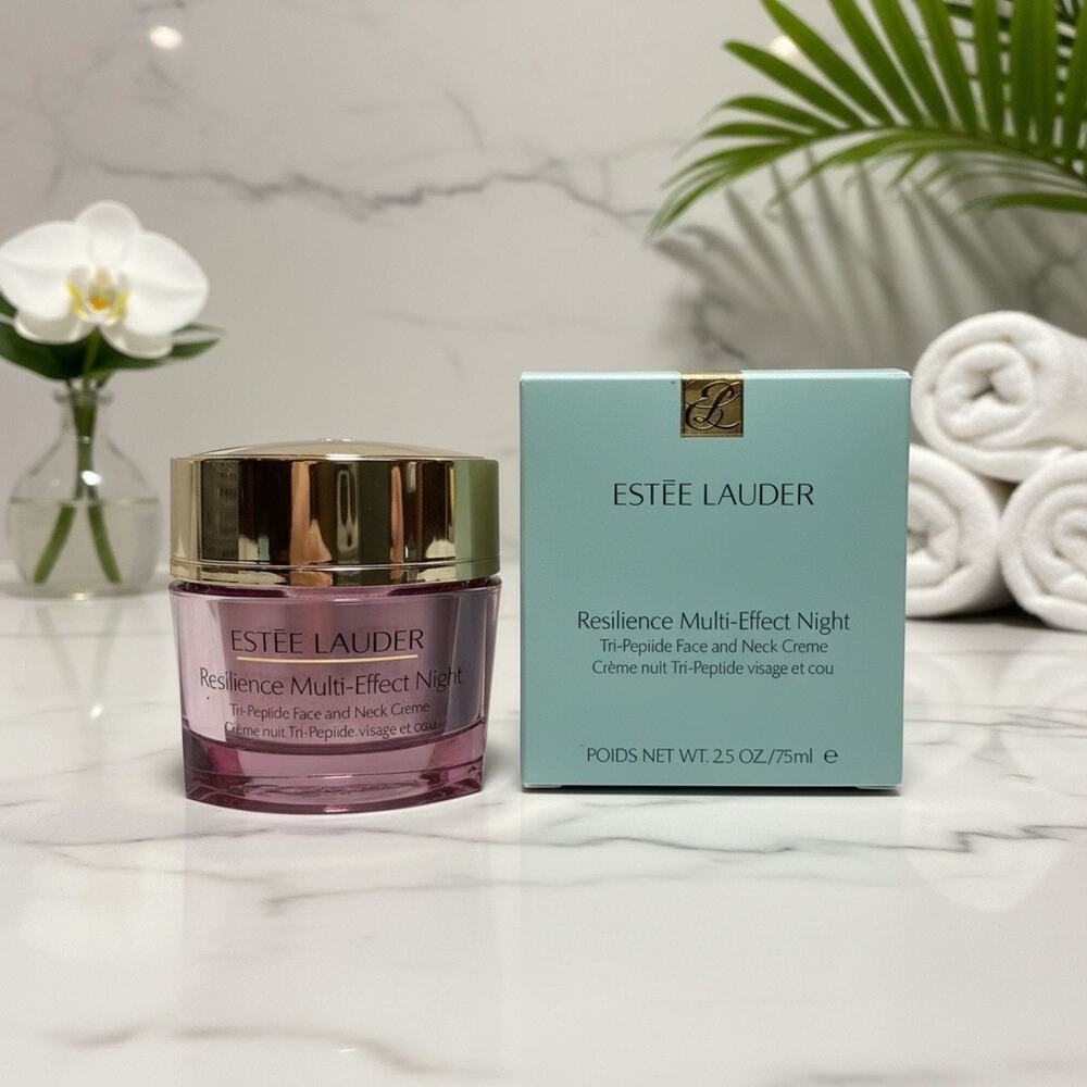 ESTEE LAUDER Resilience Multi-Effect NIGHT Tri-Peptide Face and Neck Creme 2.5oz